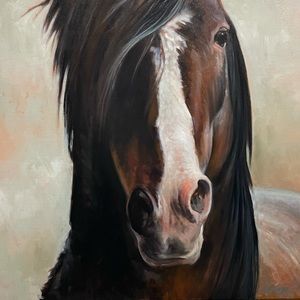 Horse Painting… oil on canvas 36”x48”